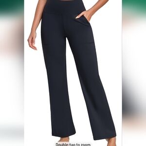 Women's Black High-Waisted Pants